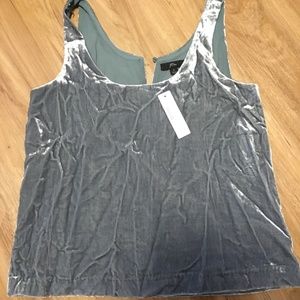 J. Crew Velvet Tank - NWT